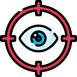 tracciamento oculare icona