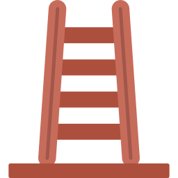 escalera de tijera icono