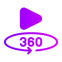 vídeo 360 Ícone