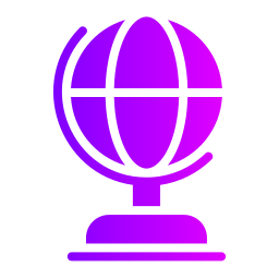 Earth globe icon