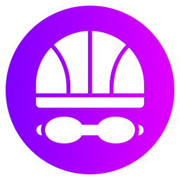 Плавательная шапочка иконка