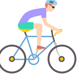 велосипедист иконка