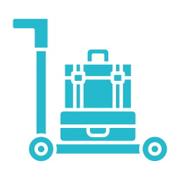 Airport cart icon