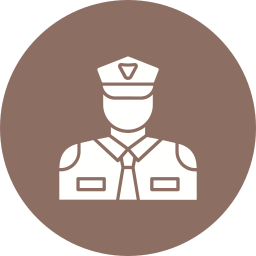 guardia di sicurezza icona