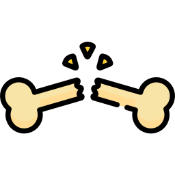 Сломанная кость иконка
