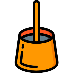 Toilet brush icon