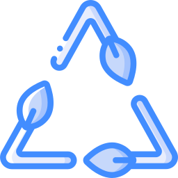 simbolo di riciclaggio icona