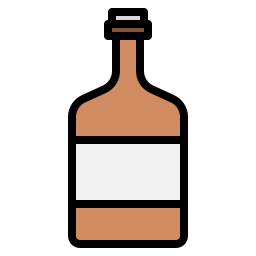 botella de vidrio icono