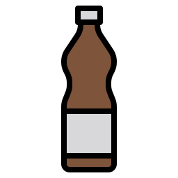 bouteille en plastique Icône