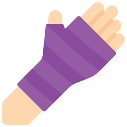 Broken arm icon