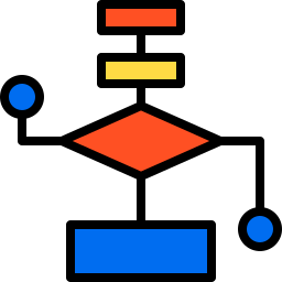 schemat blokowy ikona