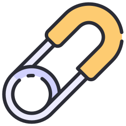 Safety pin icon
