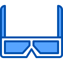 3d bril icoon