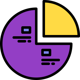 cirkeldiagram icoon