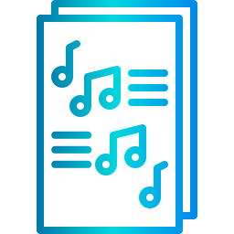 Music sheet icon