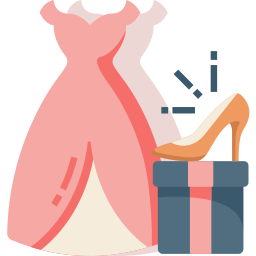 Wedding dress icon