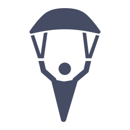 fallschirmspringen icon