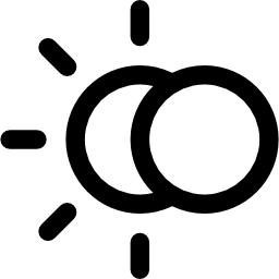 eclipse de sol icono