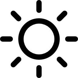 sonniger tag icon