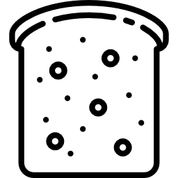 pezzo di pane icona