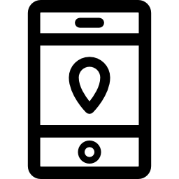 Расположение телефона иконка