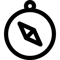 brújula icono