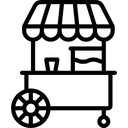 boutique de pop-corn Icône