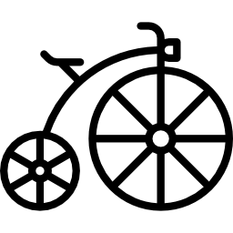 Старинный велосипед иконка