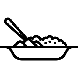 jedzenie na talerzu ikona