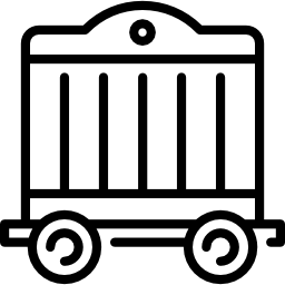 wagon pociągu cyrkowego ikona