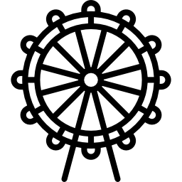 rueda de la fortuna icono