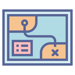 mapa Ícone