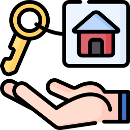 gedeelde huisvesting icoon