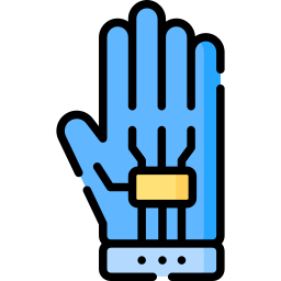 Wired gloves icon