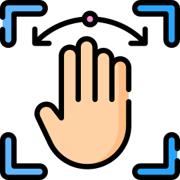 Hand recognition icon