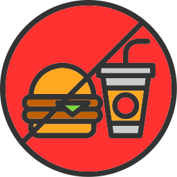 패스트푸드 금지 icon
