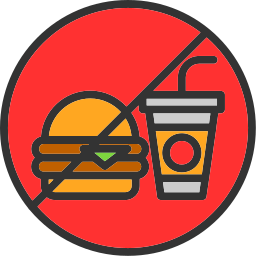 No fast food icon