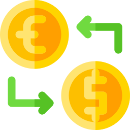 Money exchange icon