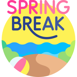 Spring break icon
