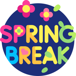 spring break, frühjahrsurlaub, frühjahrsferien icon