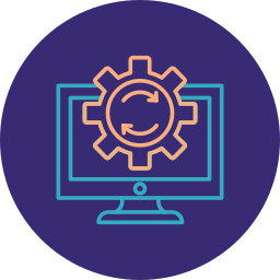 Data processing icon