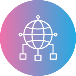 wereldwijde verbinding icoon