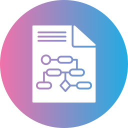 diagrama de fluxo Ícone