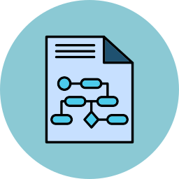 diagrama de fluxo Ícone