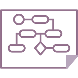 Диаграмма потока иконка