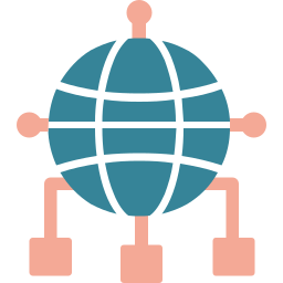 Global connection icon