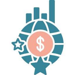 Global economics icon