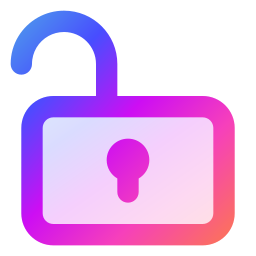 Open lock icon