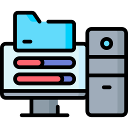 almacenamiento de datos icono