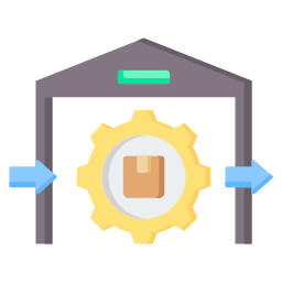 la gestión del inventario icono